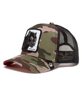 Gorra Pantera Goorin Bros estampada de camuflaje