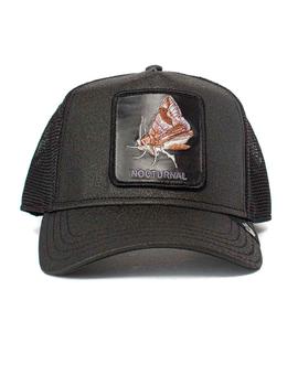 Gorra de insectos Goorin Bros negra de piel