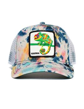 Gorra camaleón Goorin Bros estampado Tye Die