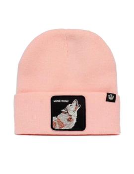 Gorro Lobo Goorin Bros rosa