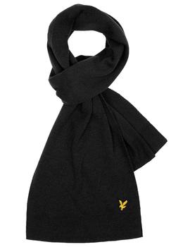 Bufanda típica Lyle Scott negra para hombre