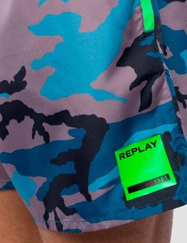 Bañador Replay camuflaje para hombre