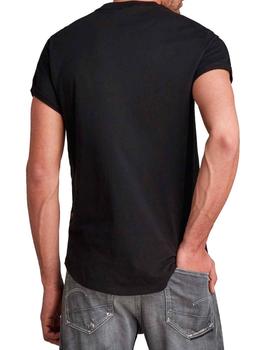 Camiseta G Star negra básica para hombre