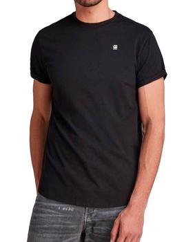 Camiseta G Star negra básica para hombre