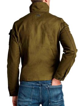 Sobrecamisa militar G Star Raw verde para hombre