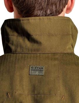 Sobrecamisa militar G Star Raw verde para hombre