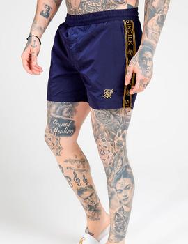 Bañador Siksilk azul marino para hombre