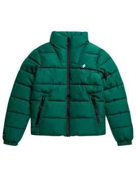 Plumas Superdry sin capucha verde para hombre