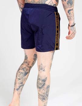 Bañador Siksilk azul marino para hombre