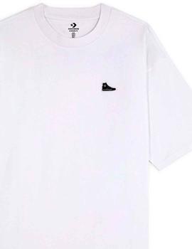 Camiseta floja Converse color blanco para hombre