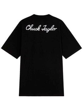 Camiseta holgada Converse Chuck Taylor negra