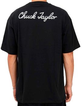 Camiseta holgada Converse Chuck Taylor negra