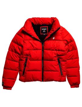 Plumífero rojo Superdry para hombre