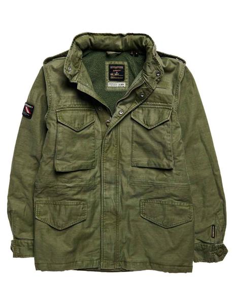 Chaqueta Superdry verde militar hombre