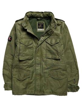 Chaqueta entretiempo Superdry verde militar hombre