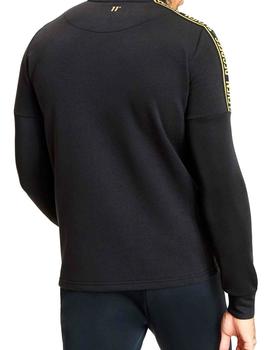 Sudadera 11 Degrees negra con dorado para hombre