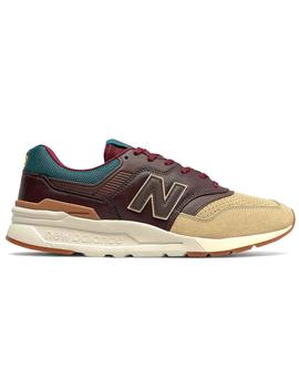 Zapatillas New Balance de piel marrón para hombre