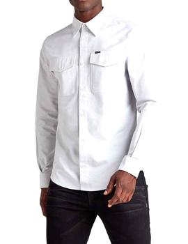Camisa G Star Raw gris para hombre Tienda oficial