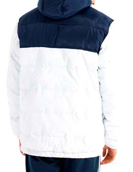 Cazadora gorda Ellesse Ultum blanca para hombre