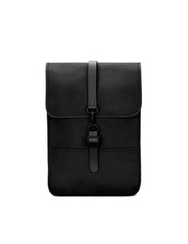 Mochila negra Rains Backpack Mini 12800