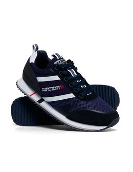 Zapatillas Superdry Fero Runner azul marino hombre