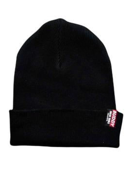 Gorro negro Buddy con sello Peta Approved Vegan