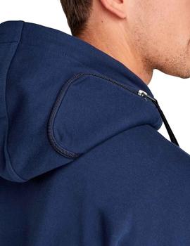 Sudadera capucha G Star Raw azulón para hombre