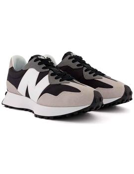 Zapatillas New Balance 327 grises con negro unisex