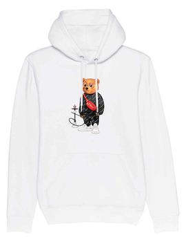 Sudadera Baron Filou blanca oso Balenciaga