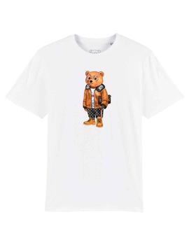 Camiseta Baron Filou blanca Oso Hype