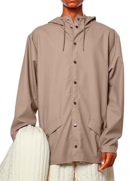 Chubasquero Rains beige hombre mujer Envío 24h