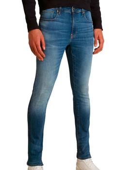 Vaquero G Star Raw azul sin desgaste Revend Skinny