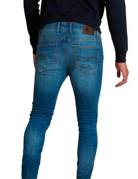 Vaquero G Star Raw azul sin desgaste Revend Skinny