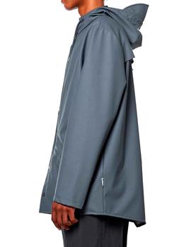 Anorak Rains gris 12010 largo por la cintura