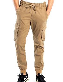 Pantalones cargo Reell con bolsillos color camel