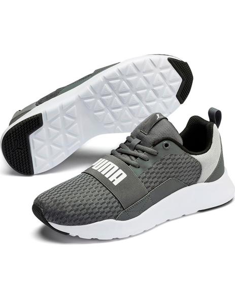 zapatillas puma gris hombre