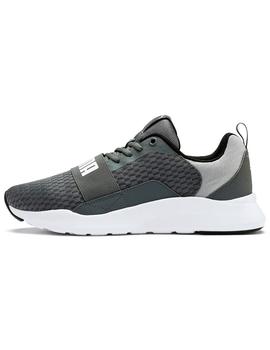 Zapatillas Puma Wired gris suela blanca hombre