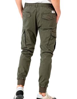 Pantalón con bolsillos Reell verde para hombre