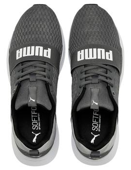 Zapatillas Puma Wired gris suela blanca hombre