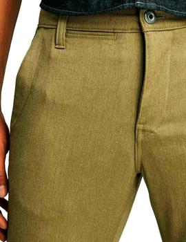 Pantalón chino Skinny para hombre G Star Raw verde oliva