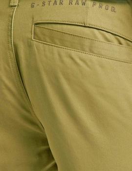 Bermudas G Star Raw verde oliva para vestir