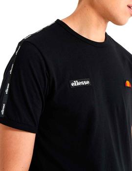Camiseta larga Ellesse Fedora Tee negra para hombre