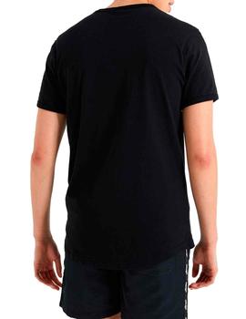 Camiseta larga Ellesse Fedora Tee negra para hombre