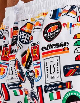 Bañador Ellesse estampado con escudos Roulle Swim Short