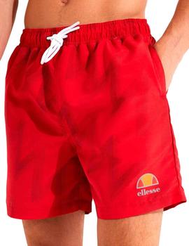 Bañador rojo Ellesse Kraken Swim Short para hombre