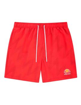 Bañador rojo Ellesse Kraken Swim Short para hombre