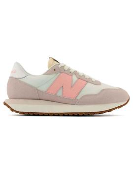 Zapatillas para chica New Balance 237 beige N rosa