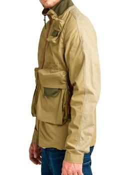 Cazadora fina G Star Raw verde militar para hombre