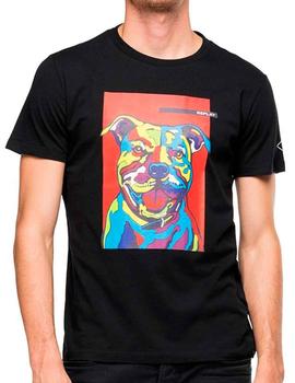 Camiseta Replay Pitbull negra para hombre