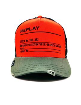 Gorra Replay naranja AM4308 A0406A 1478 unisex